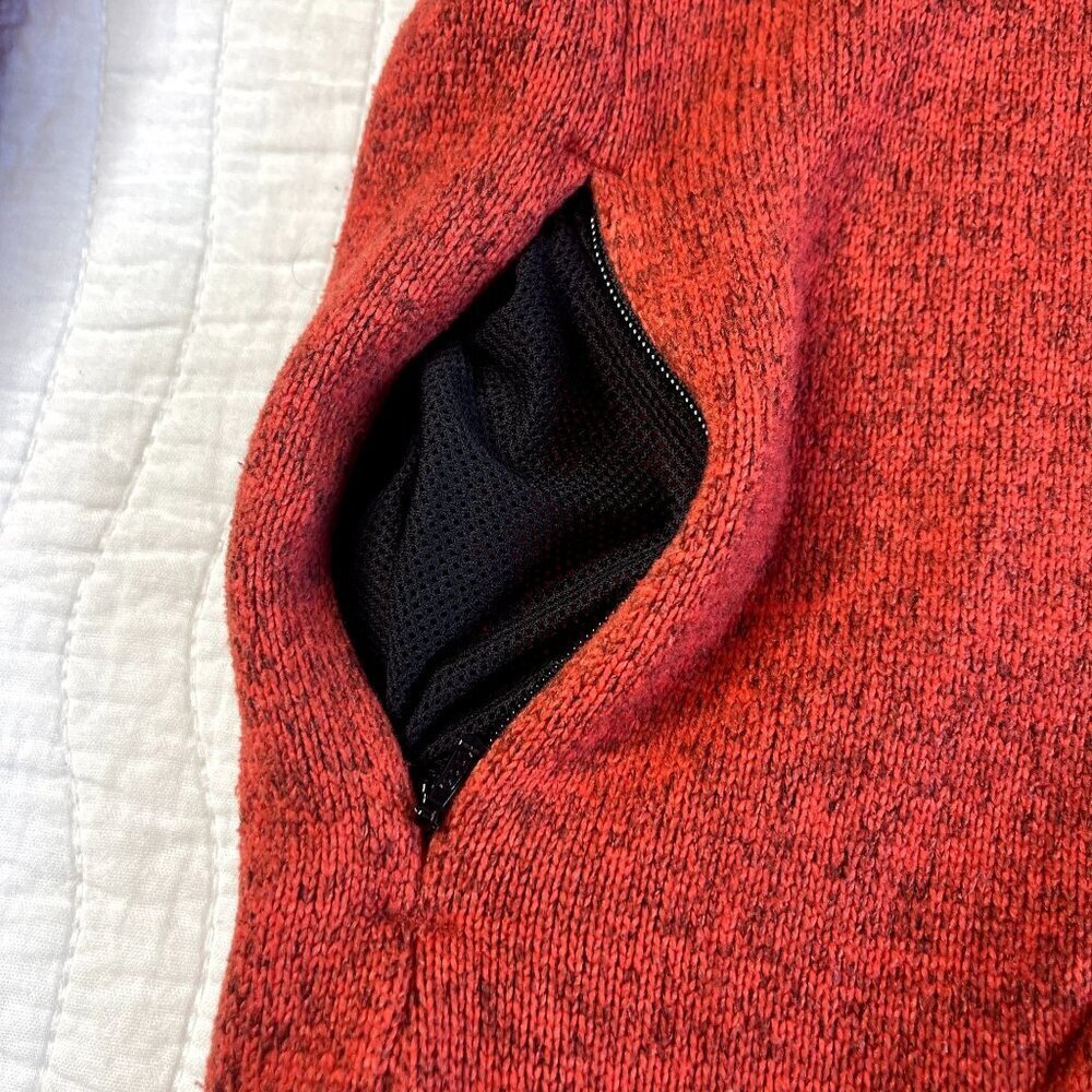 NIKE Womens SZ S Pullover Hoodie Long Sleeves Kangaroo Pocket Logo Red - Picture 14 of 15